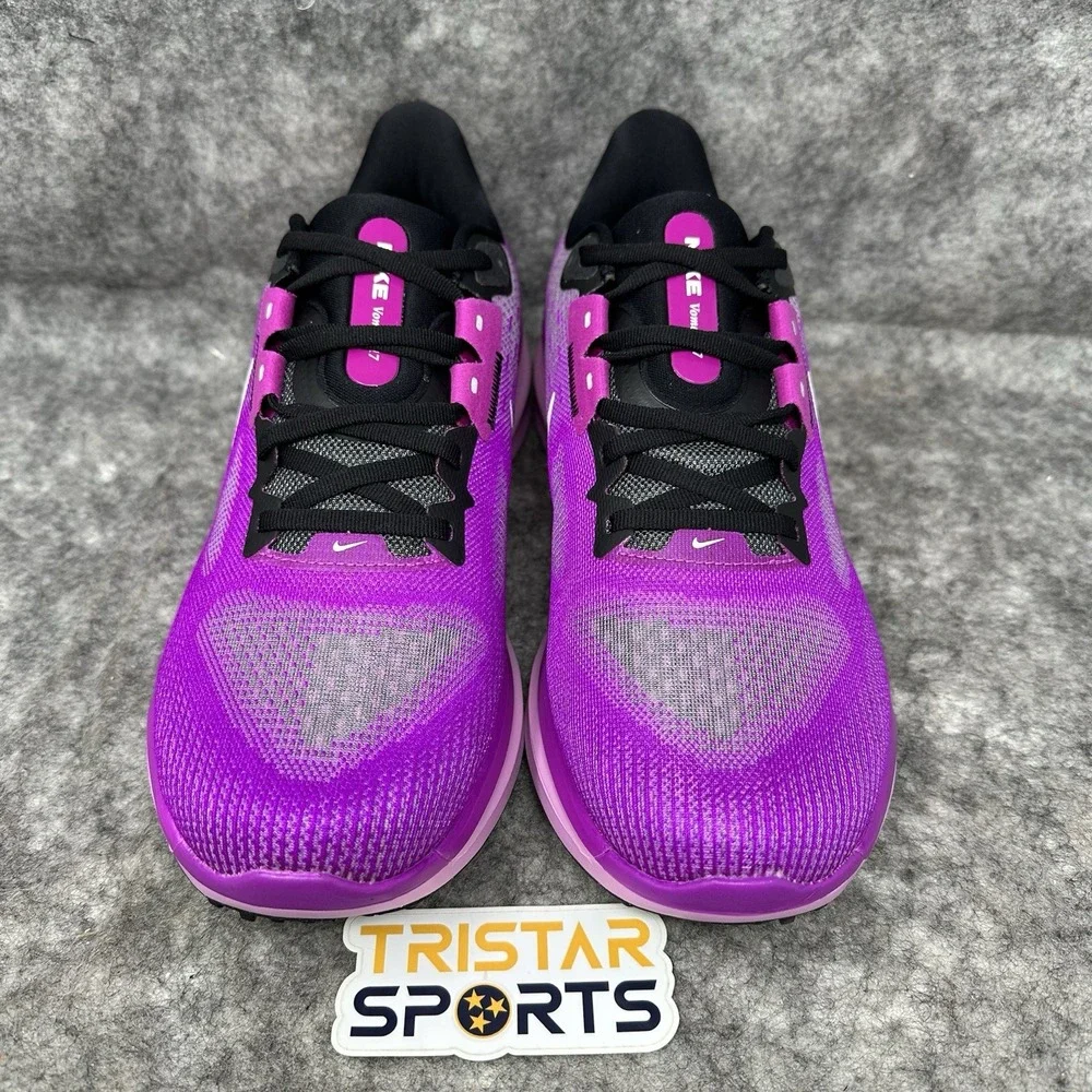 Nike ZoomX Vomero 17 Running Shoes Mens Sz 11.5 Hyper Violet Black FB1309-500